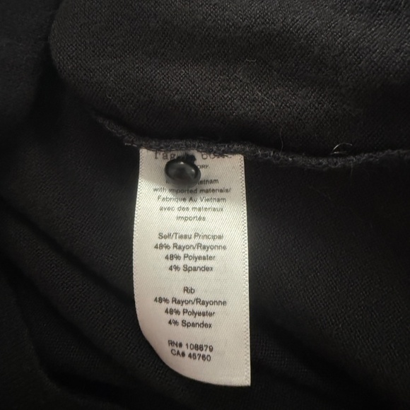 Rag & Bone Bowery Black Long Sleeve Peek A Boo Button Henley XS - Picture 3 of 6